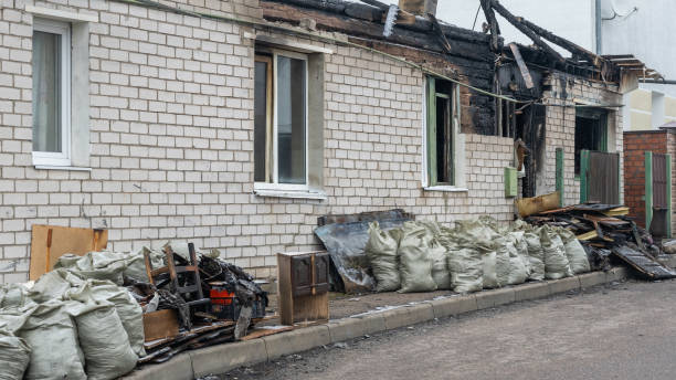 Professional Fire Damage Removal technician working in Minneapolis, MN